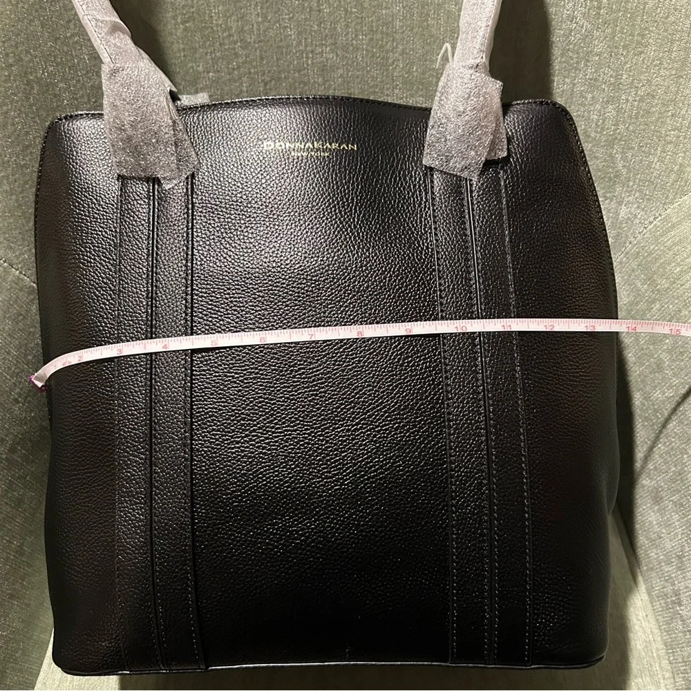 Donna Karan Black Structured Tote NEW WITH TAGS NWT - Picture 10 of 13